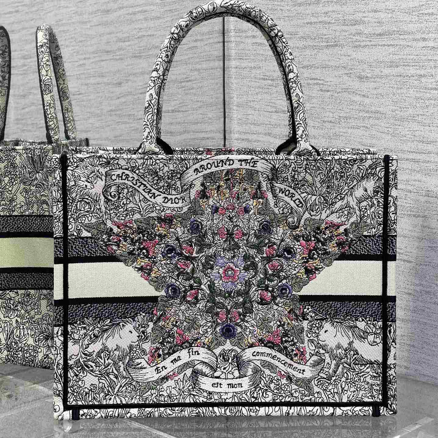 Dior Medium Dior Book Tote    - DopestKickz