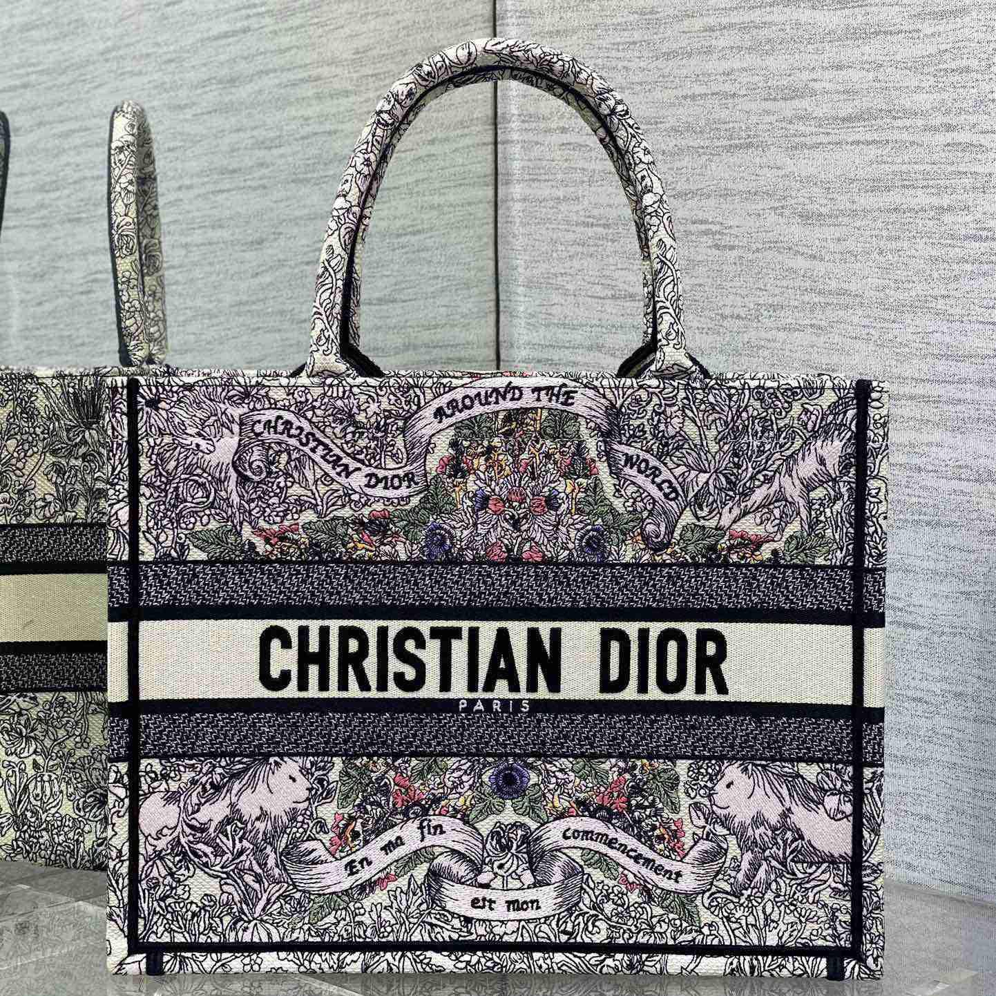 Dior Medium Dior Book Tote    - DopestKickz
