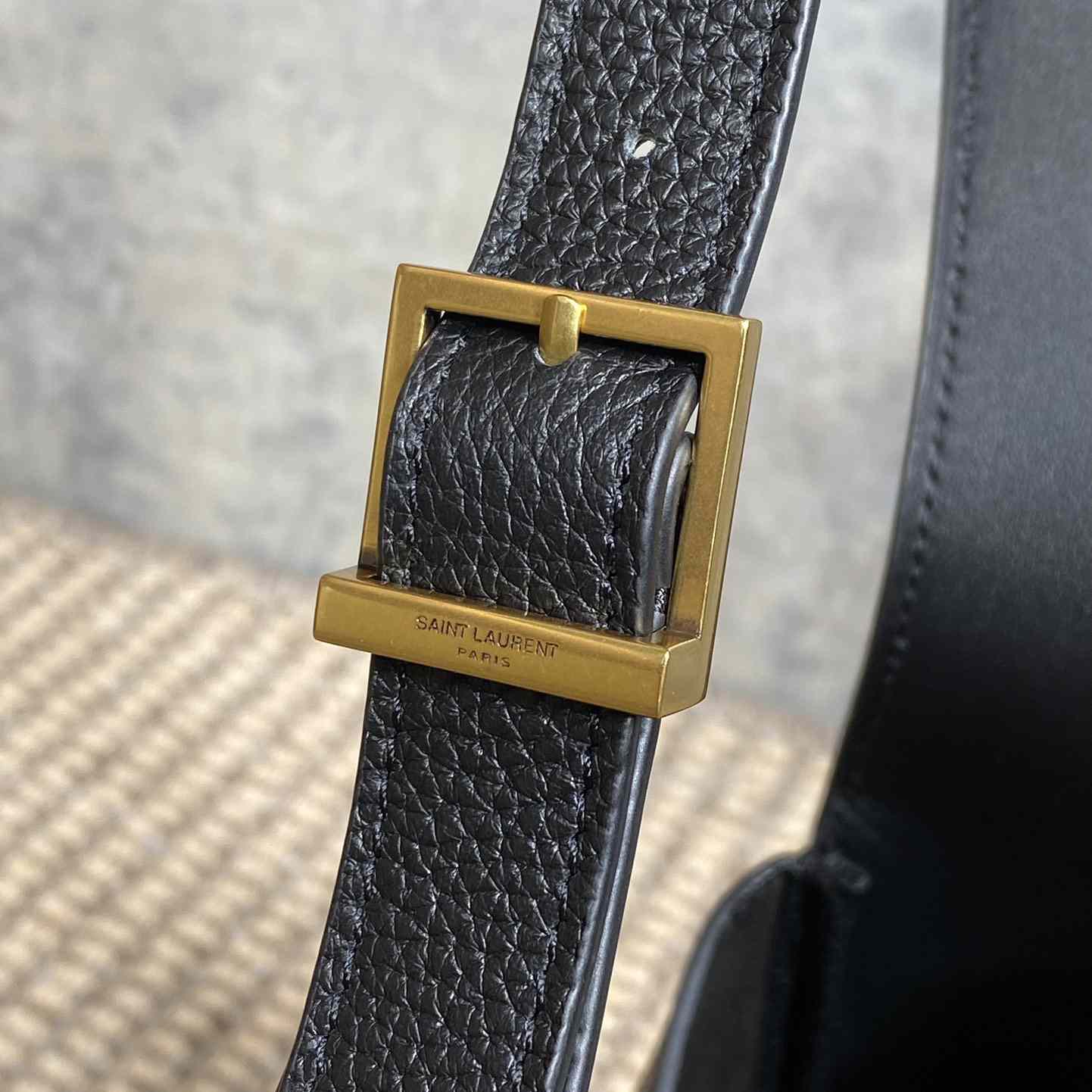 Saint Laurent LE 5 À 7 Supple Baby In Grained Leather - DopestKickz