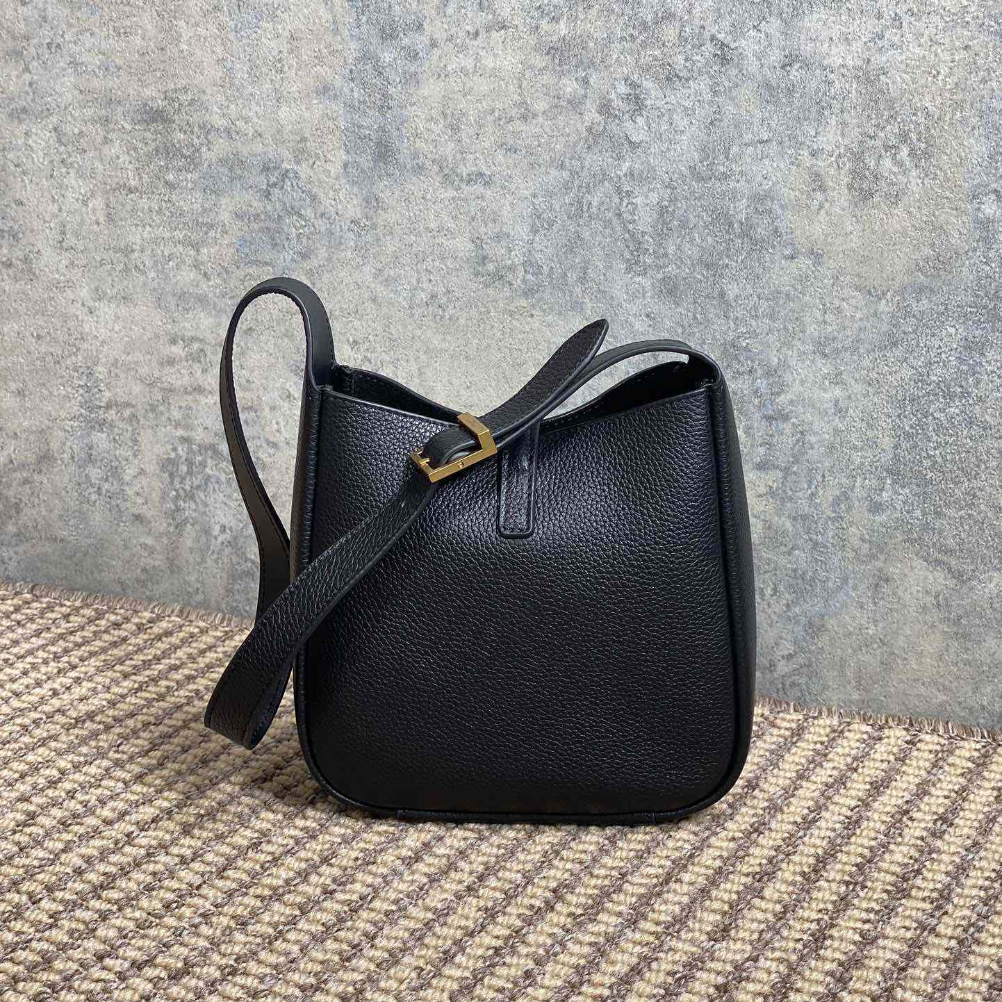 Saint Laurent LE 5 À 7 Supple Baby In Grained Leather - DopestKickz