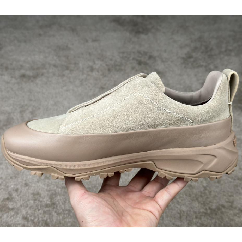 Zegna Suede And Leather Triple Stitch™ Monte Sneakers - DopestKickz