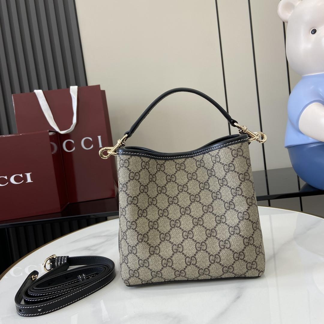 Gucci GG Emblem Mini Shoulder Bag  - DopestKickz