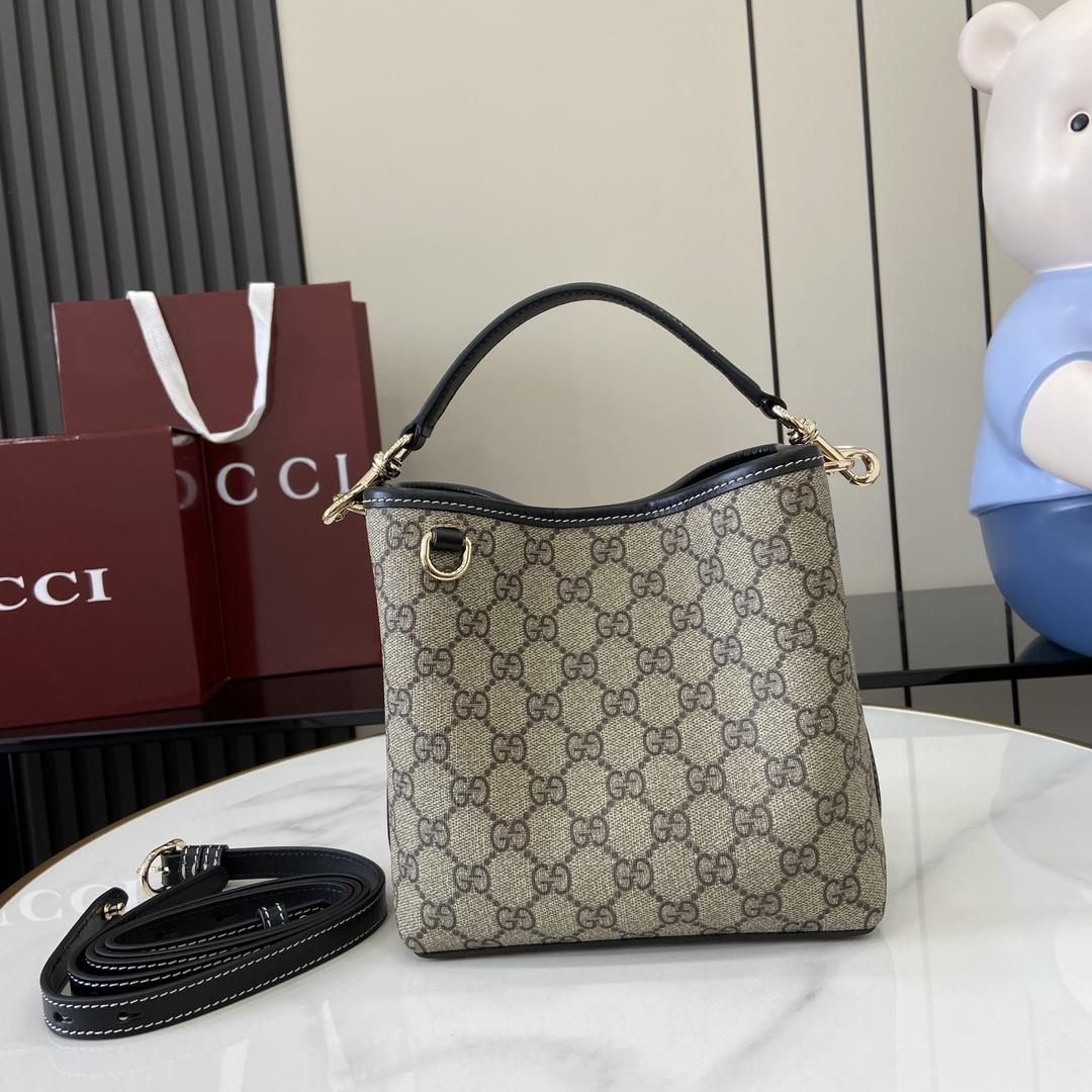 Gucci GG Emblem Mini Shoulder Bag  - DopestKickz