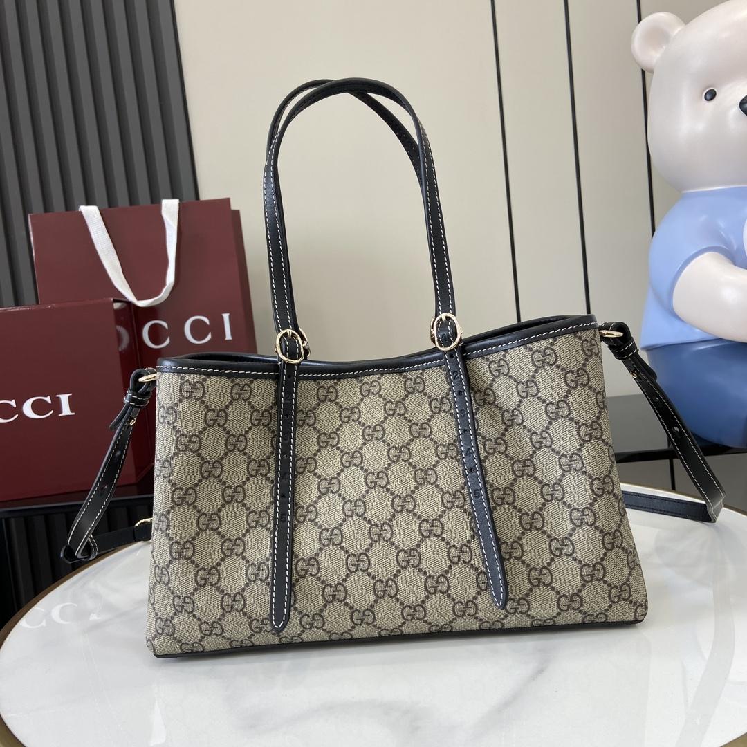 Gucci GG Emblem Small Tote Bag - DopestKickz