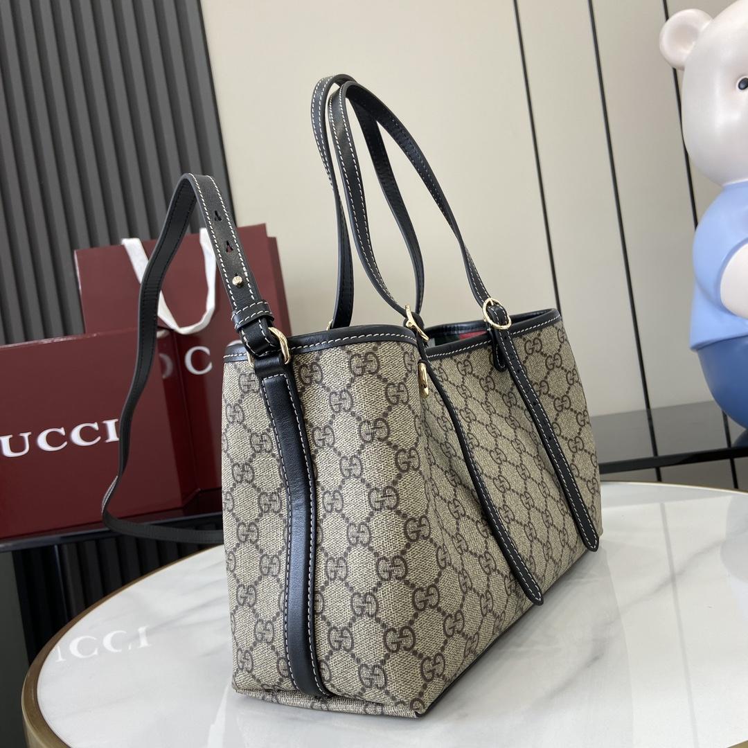 Gucci GG Emblem Small Tote Bag - DopestKickz