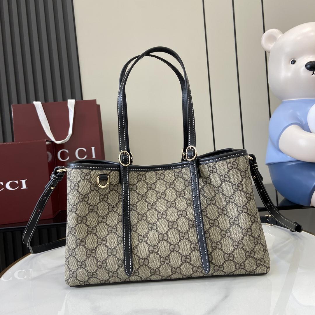 Gucci GG Emblem Small Tote Bag - DopestKickz