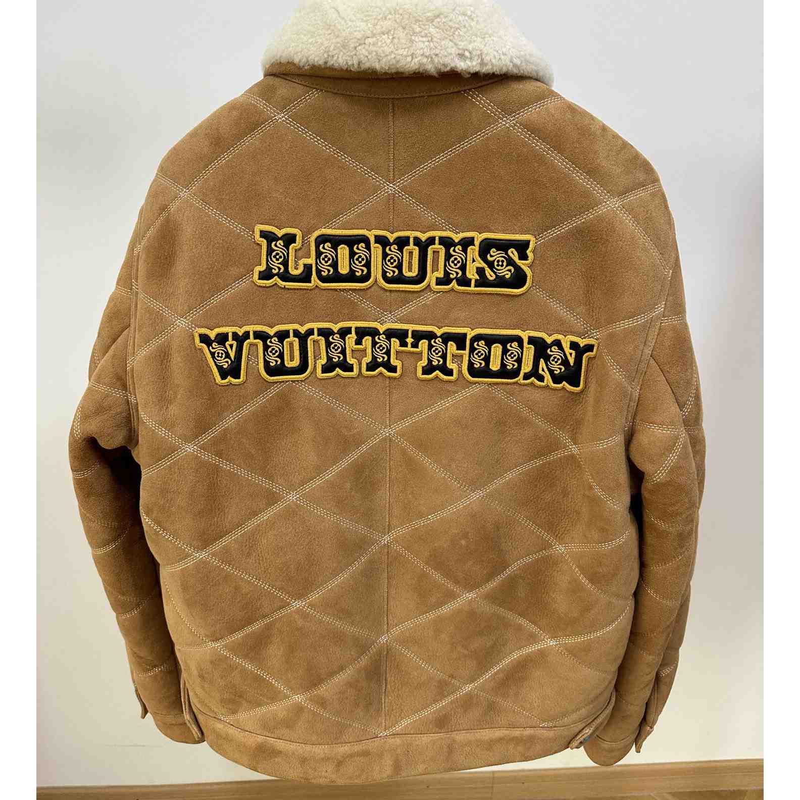 Louis Vuitton Embroidered Shearling Workwear Blouson   1AFXIM - DopestKickz