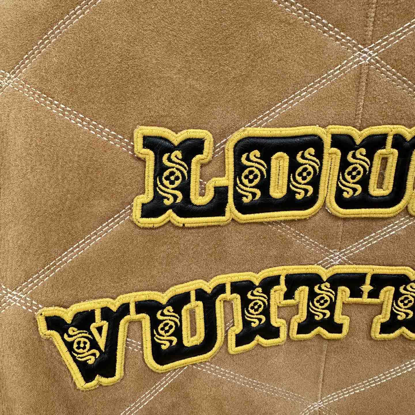 Louis Vuitton Embroidered Shearling Workwear Blouson   1AFXIM - DopestKickz