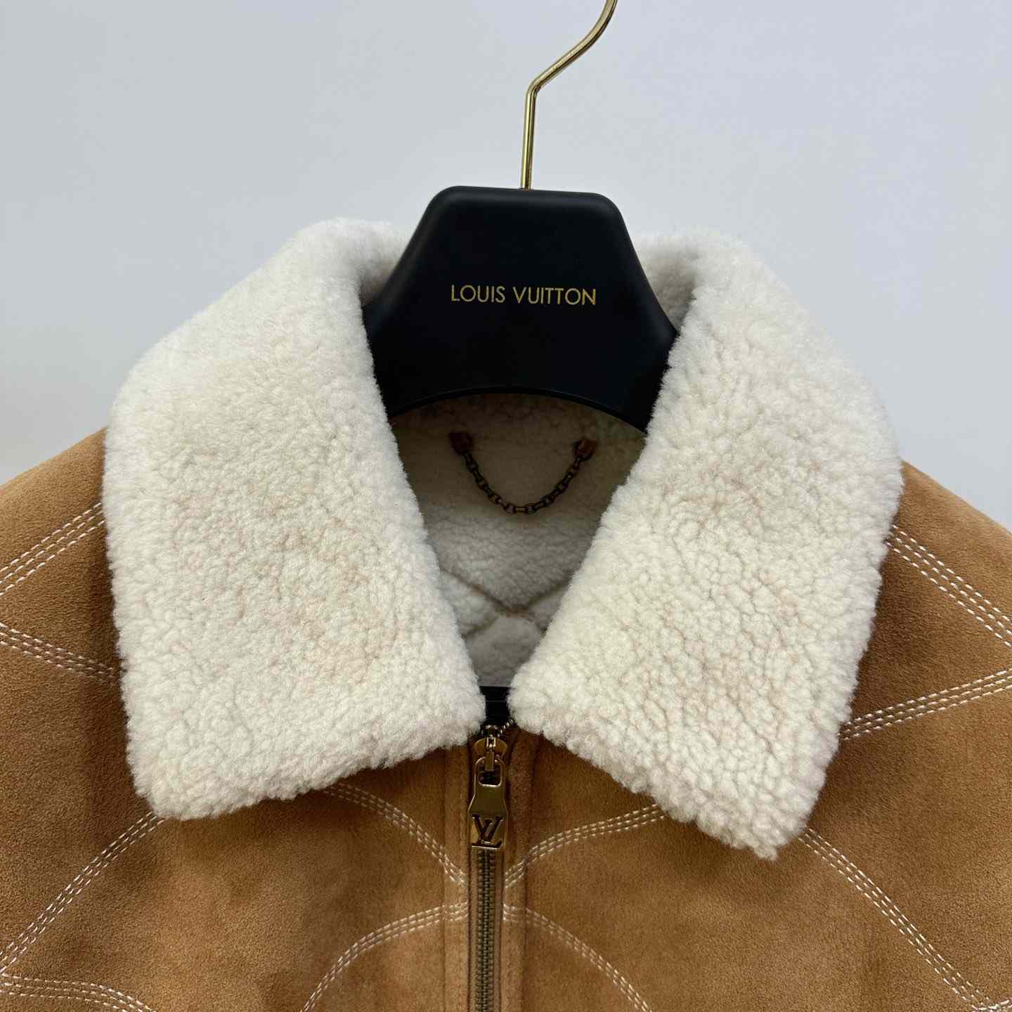 Louis Vuitton Embroidered Shearling Workwear Blouson   1AFXIM - DopestKickz
