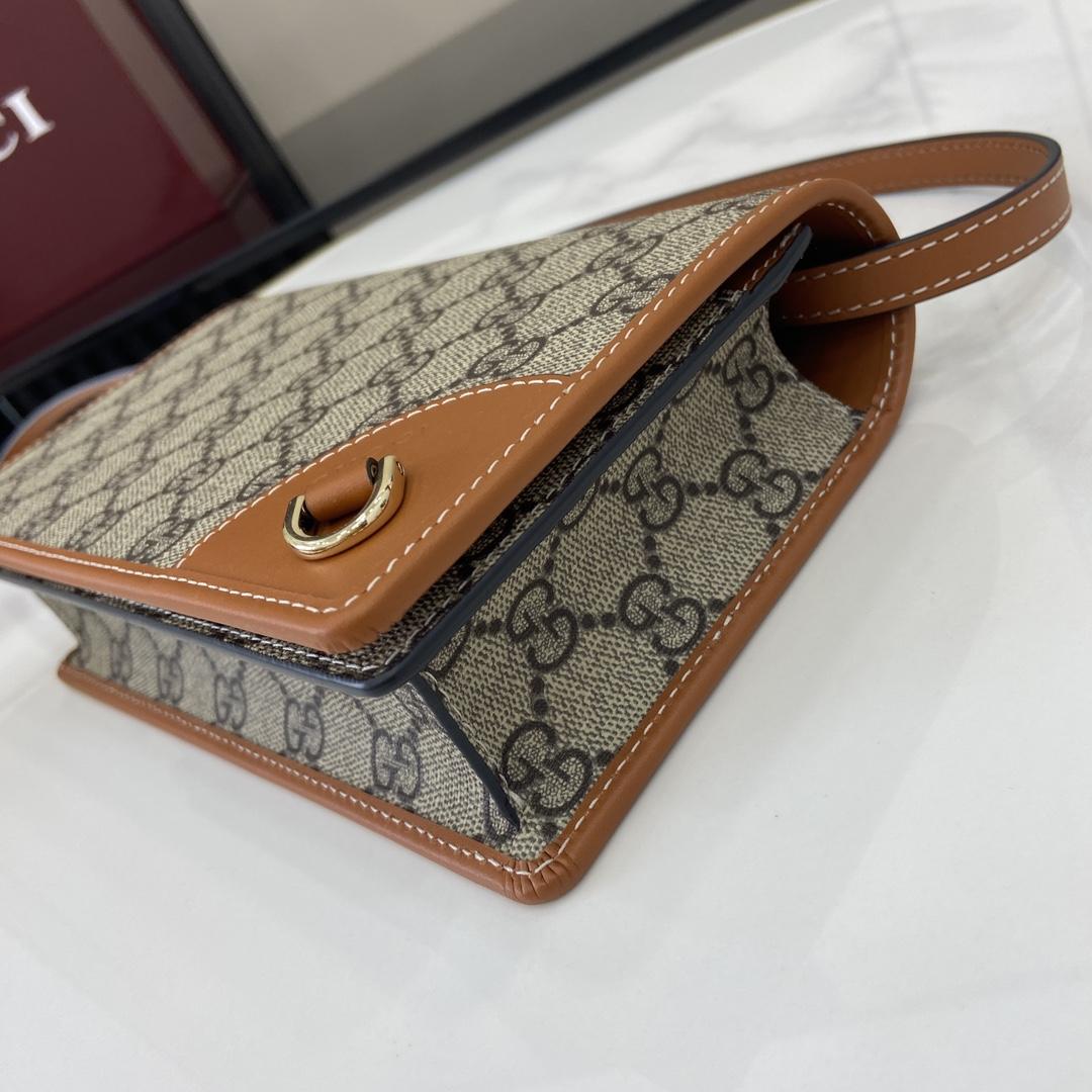 Gucci GG Emblem Super Mini Shoulder Bag - DopestKickz