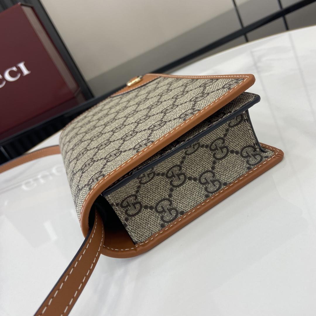 Gucci GG Emblem Super Mini Shoulder Bag - DopestKickz