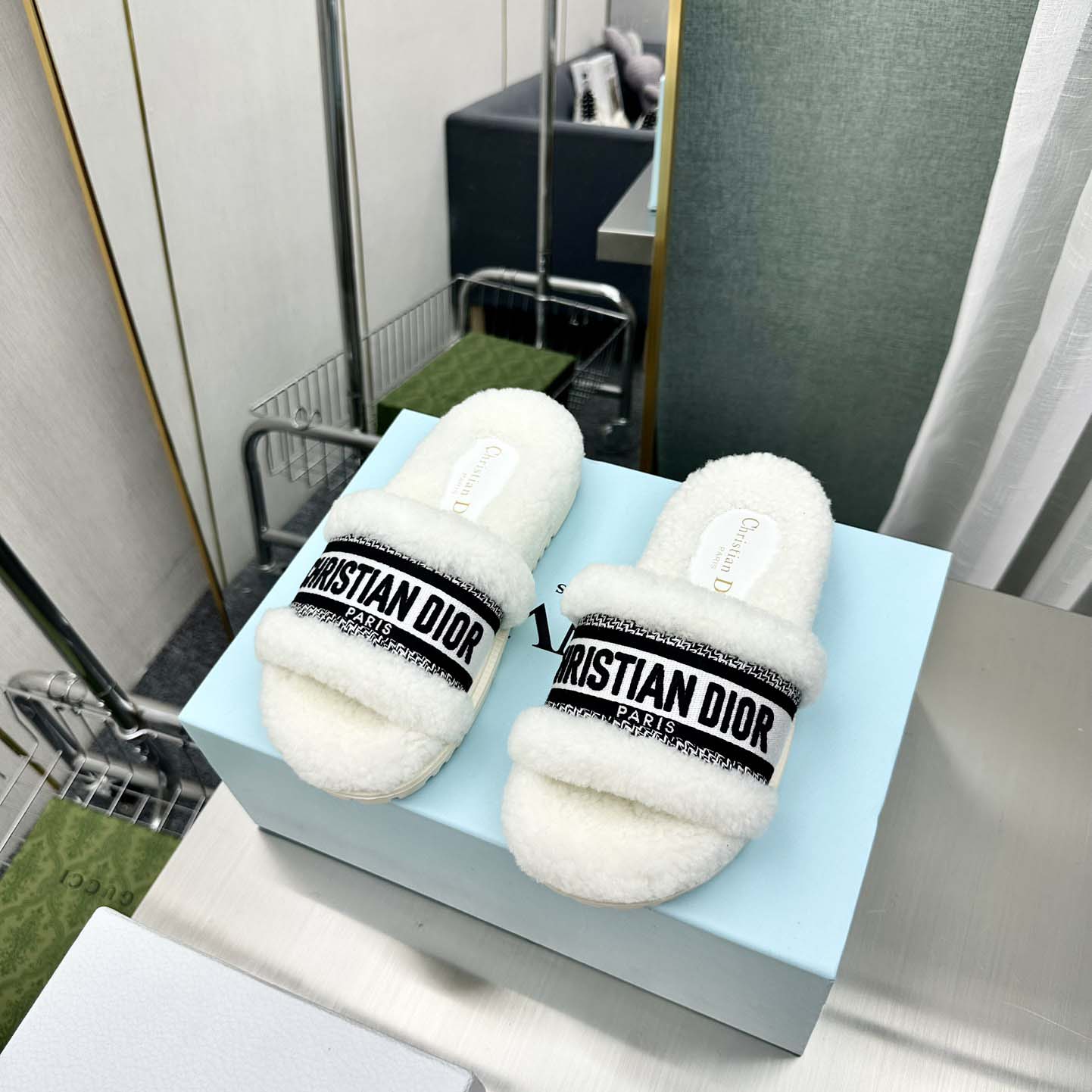 Dior Dway Flip Flops - DopestKickz