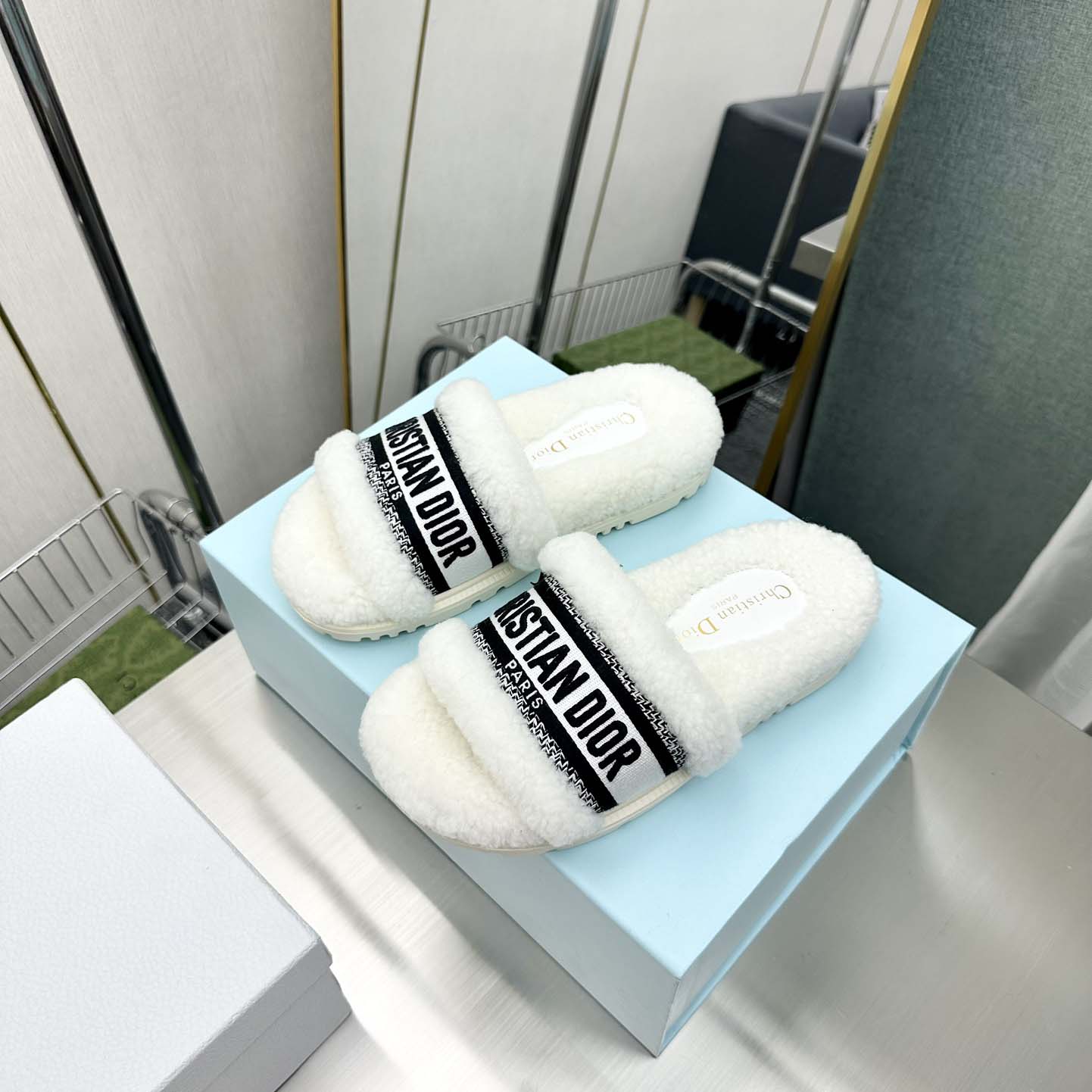 Dior Dway Flip Flops - DopestKickz