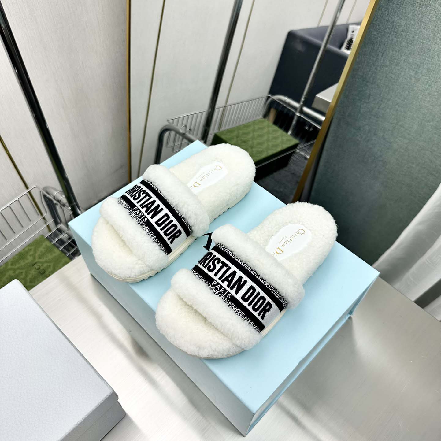 Dior Dway Flip Flops - DopestKickz