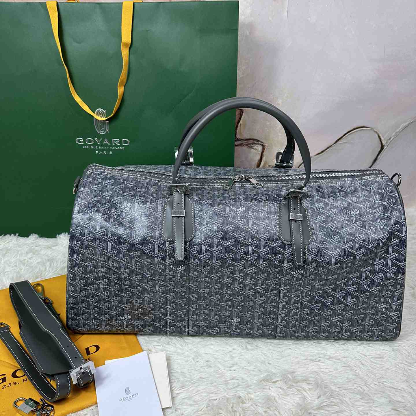 Goyard Boston 50 Bag     50-30-25cm - DopestKickz