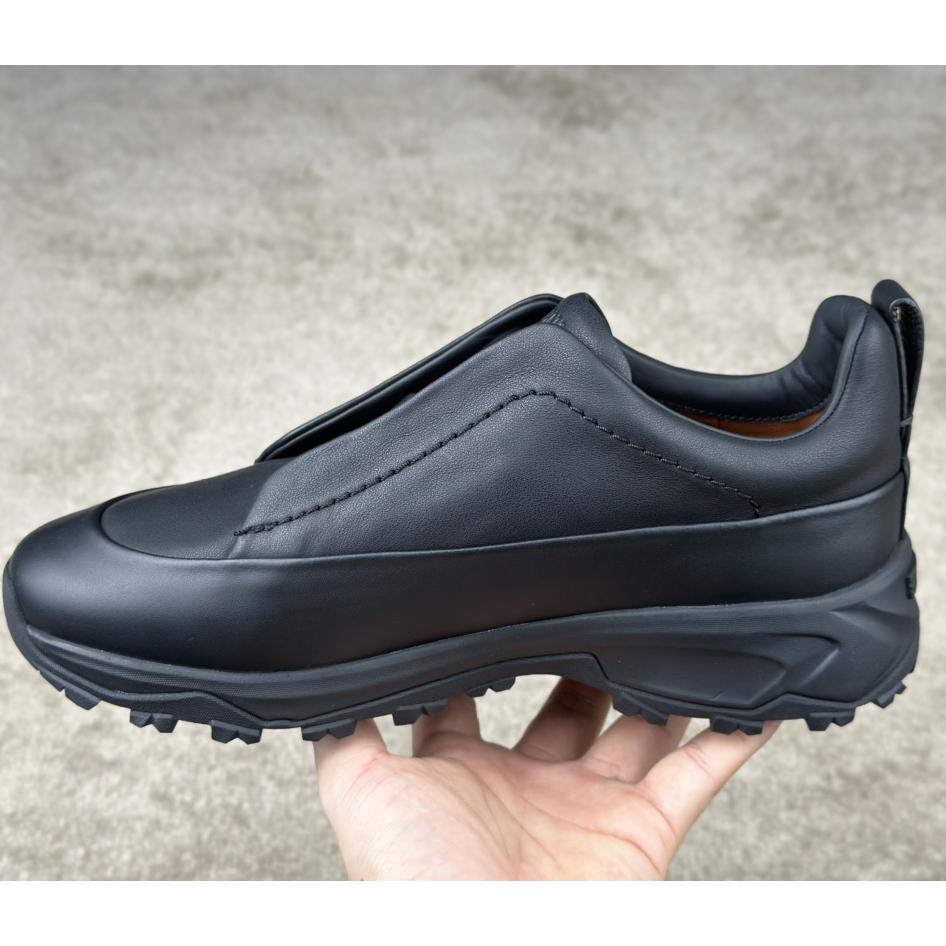 Zegna Suede And Leather Triple Stitch™ Monte Sneakers - DopestKickz