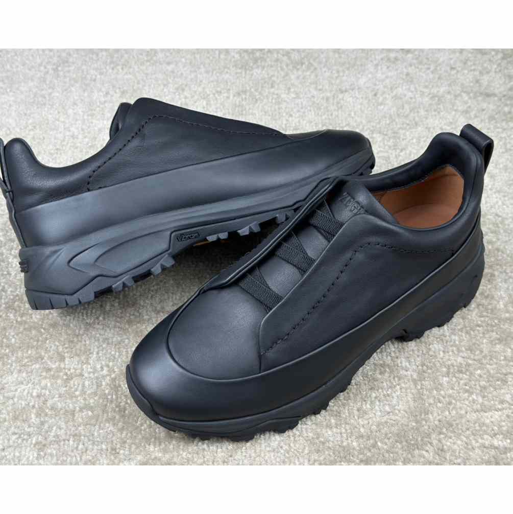 Zegna Suede And Leather Triple Stitch™ Monte Sneakers - DopestKickz