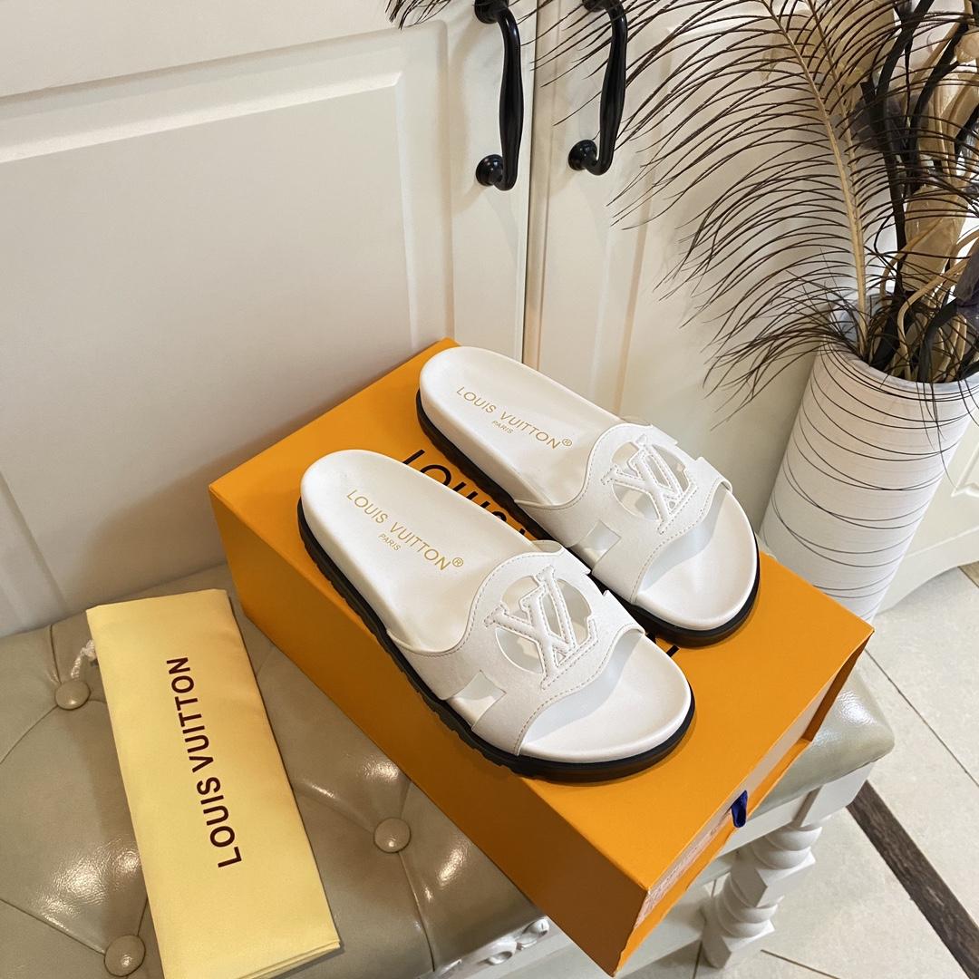 Louis Vuitton LV Isola Flat Comfort Mule   1ACPBM - DopestKickz