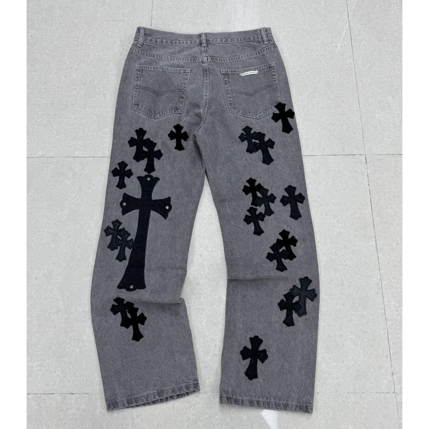 Chrome Heart X SexRecords Jeans - DopestKickz