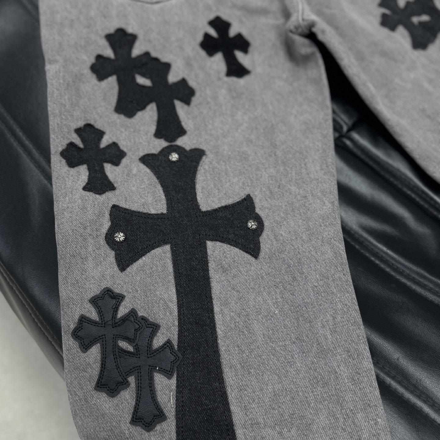 Chrome Heart X SexRecords Jeans - DopestKickz