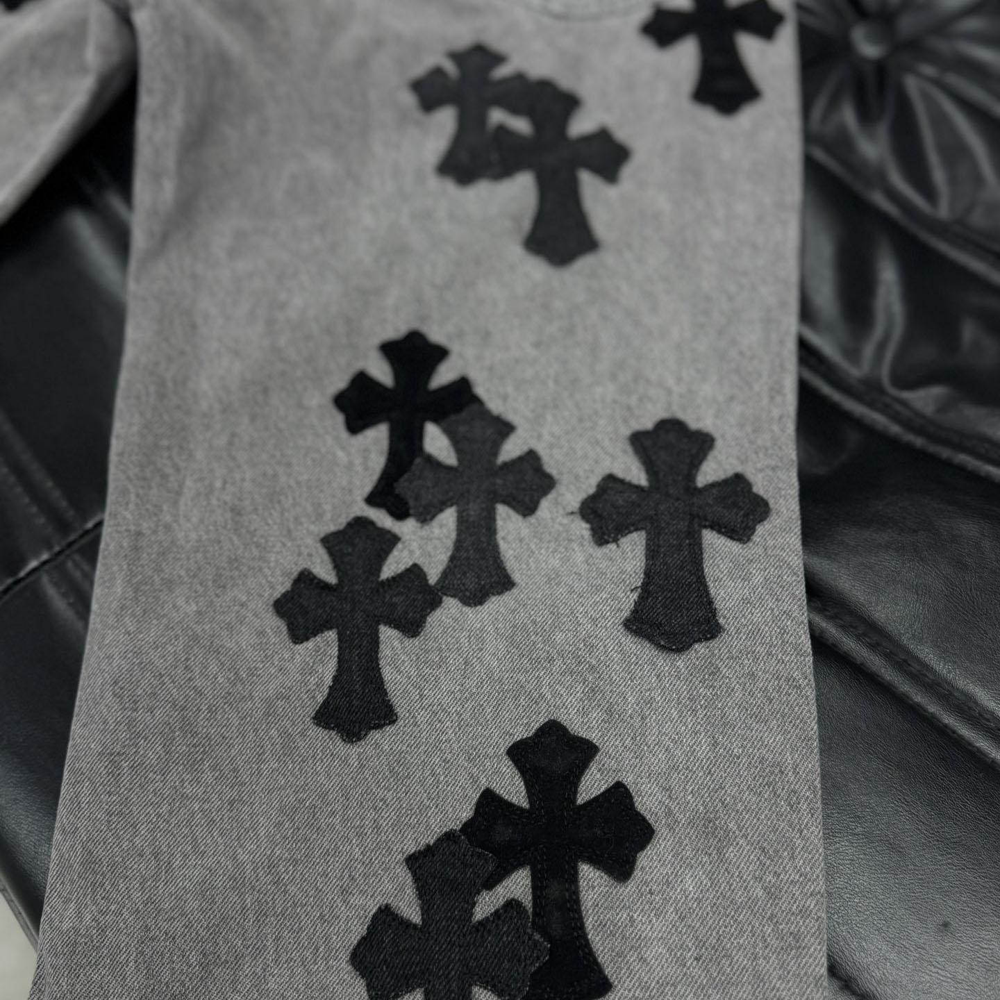 Chrome Heart X SexRecords Jeans - DopestKickz