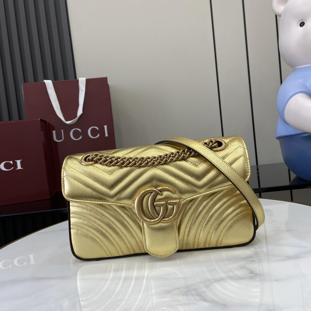 Gucci GG Marmont Small Shoulder Bag - DopestKickz
