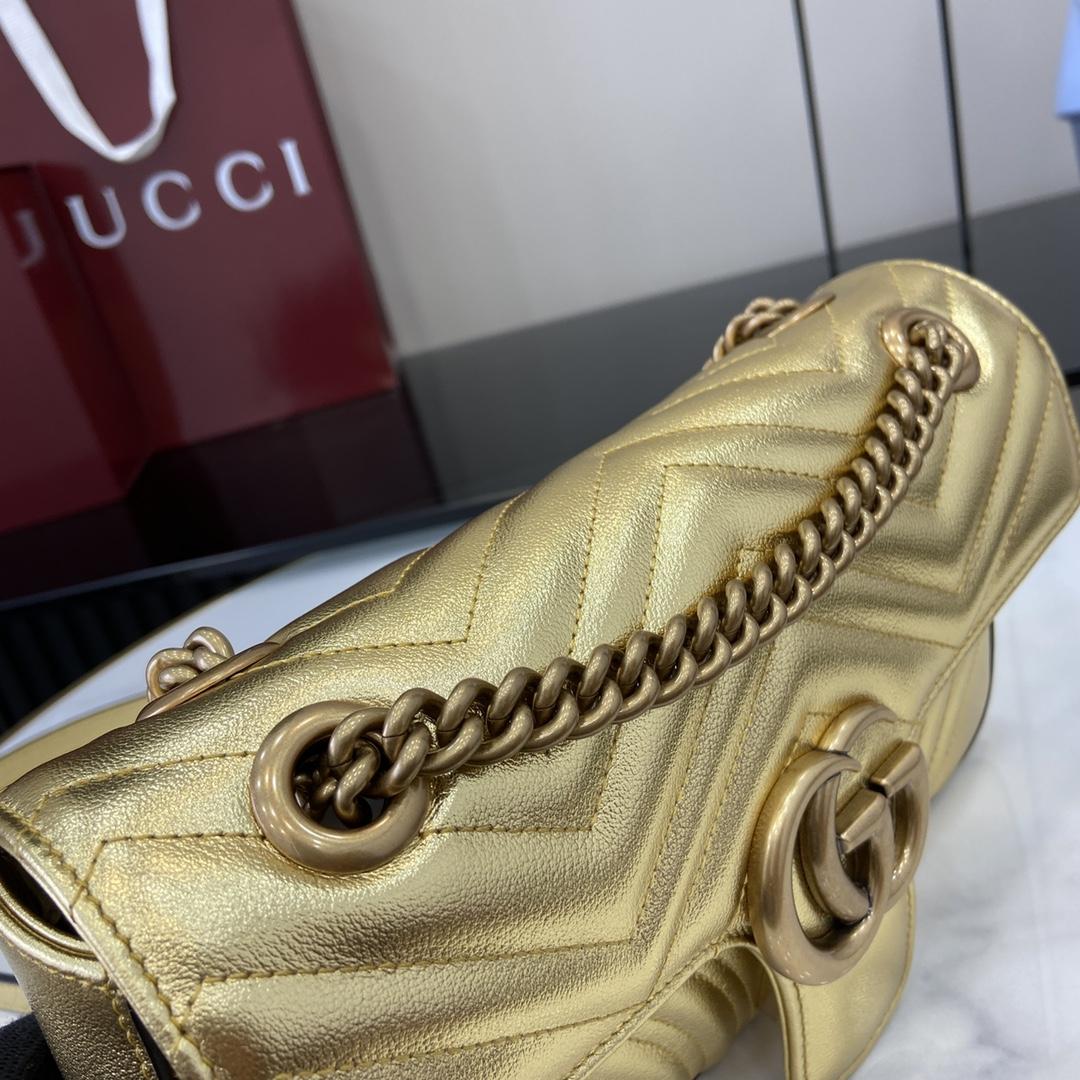 Gucci GG Marmont Small Shoulder Bag - DopestKickz