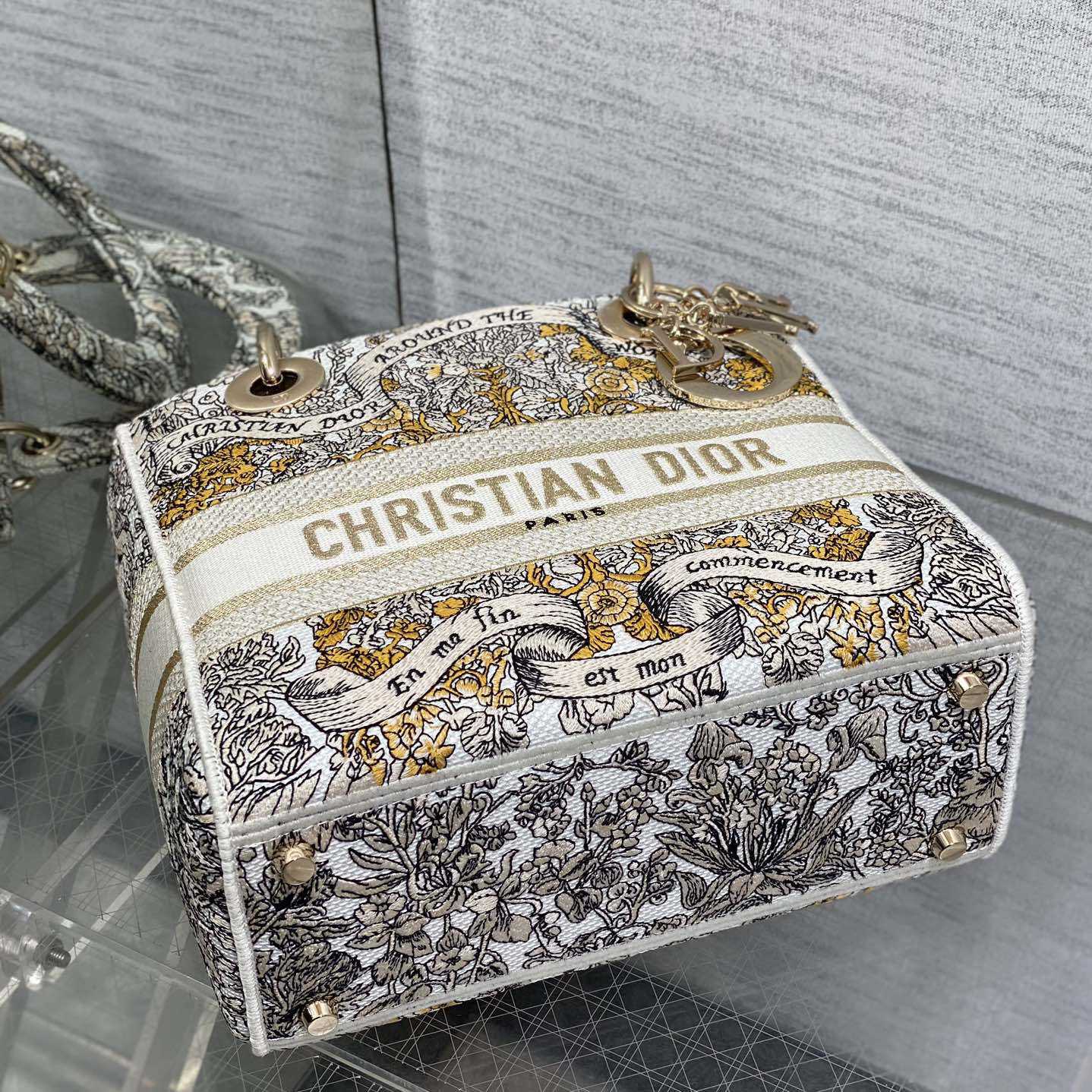 Dior Dioramour Medium Lady D-Lite Bag - DopestKickz