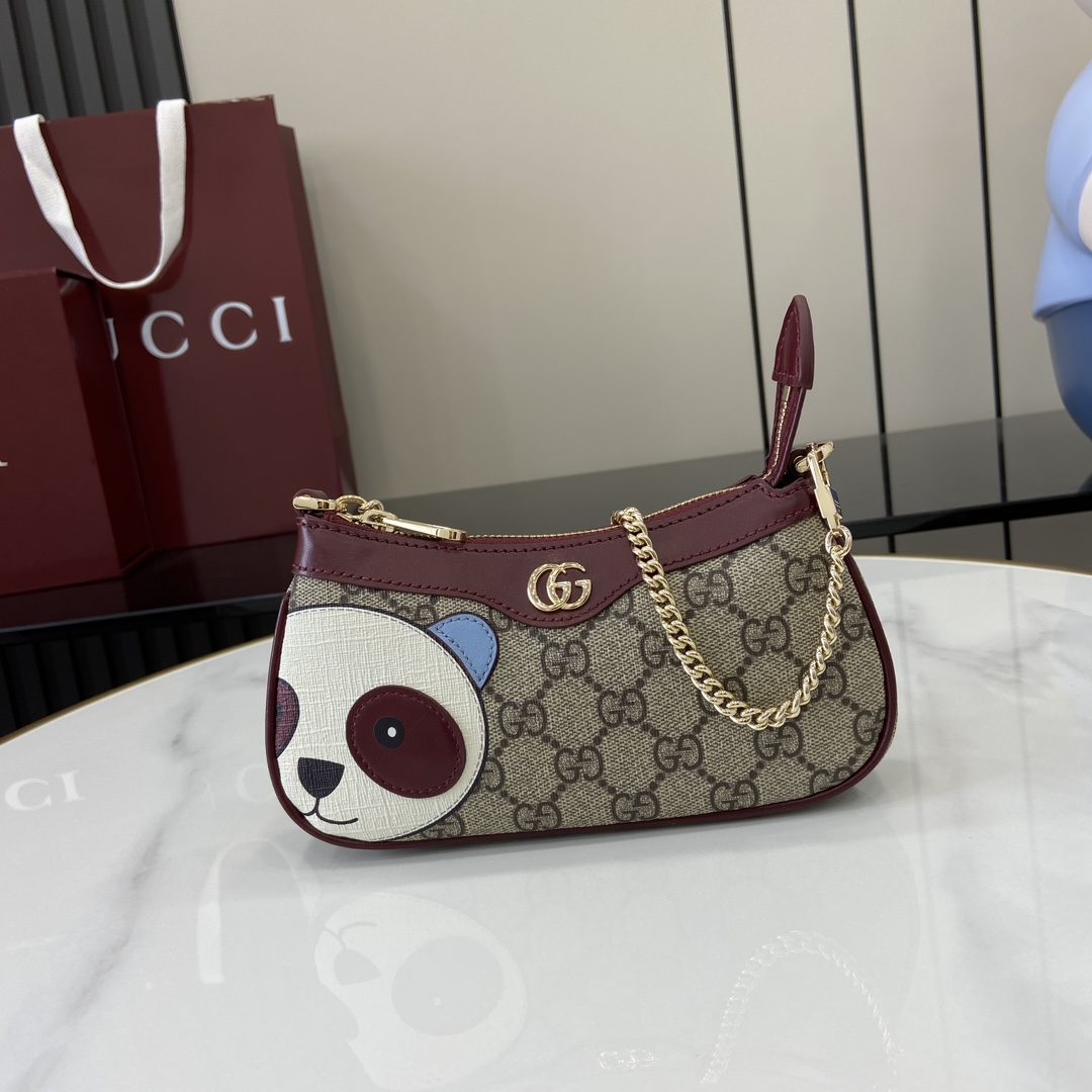 Gucci GG Mini Bag With Panda Detail - DopestKickz