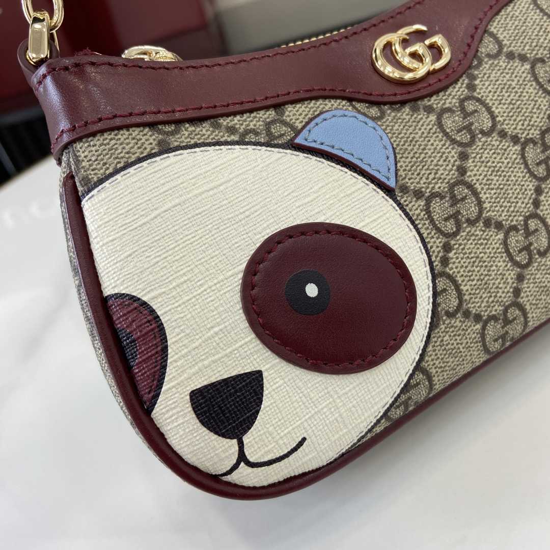 Gucci GG Mini Bag With Panda Detail - DopestKickz
