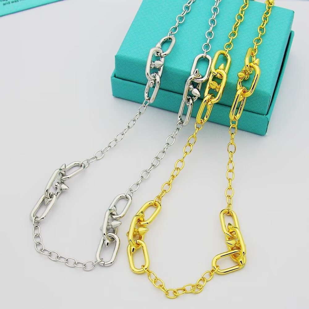 Tiffany & Co. Tiffany Titan by Pharrell Williams Medium Link Station Necklace - DopestKickz