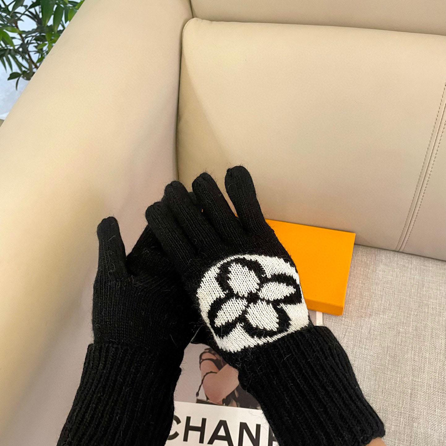 Louis Vuitton LV Medallion Gloves - DopestKickz