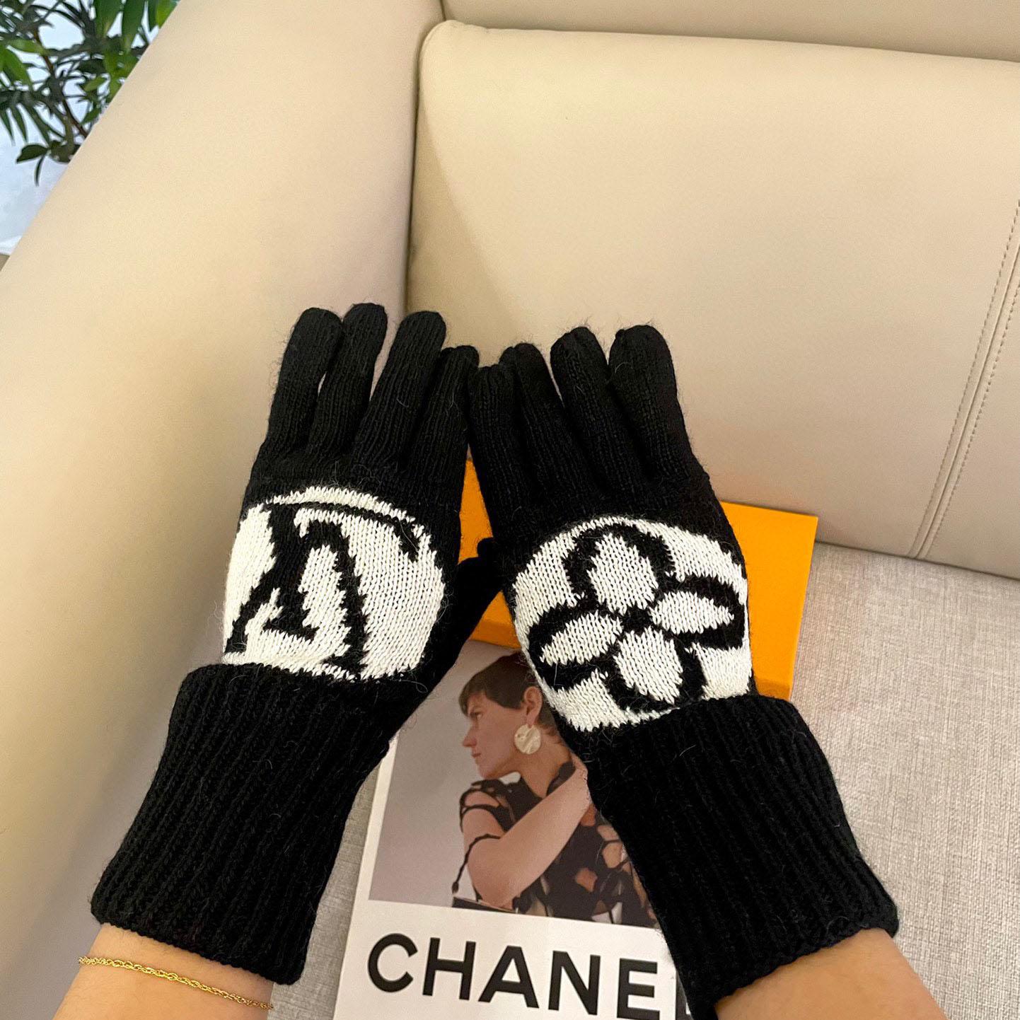 Louis Vuitton LV Medallion Gloves - DopestKickz