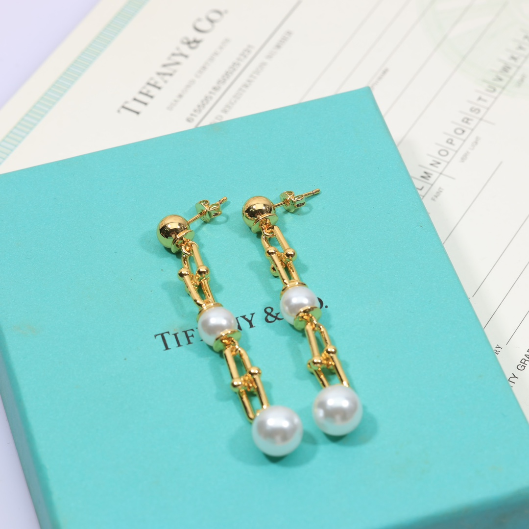 Tiffany & Co. Triple Drop Link Earrings - DopestKickz