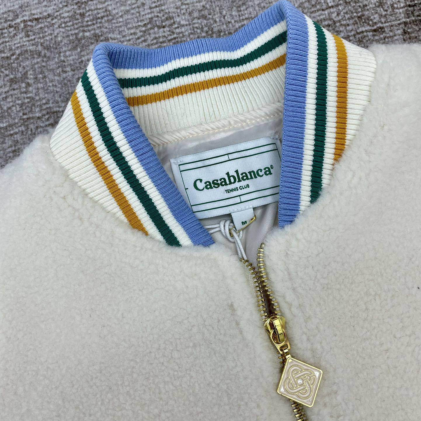 Casablanca Maison Pastelle Bomber Jacket    c940 - DopestKickz