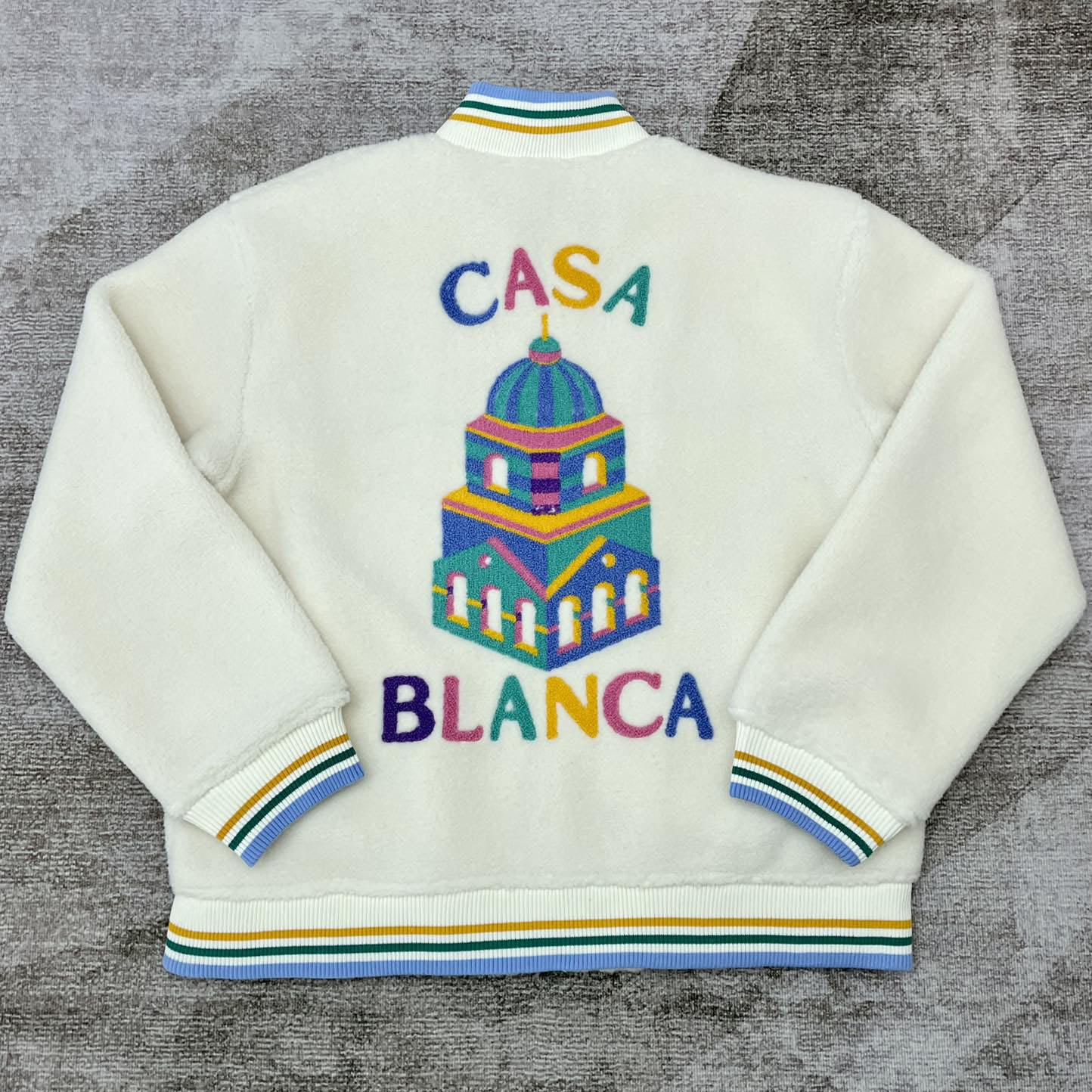 Casablanca Maison Pastelle Bomber Jacket    c940 - DopestKickz