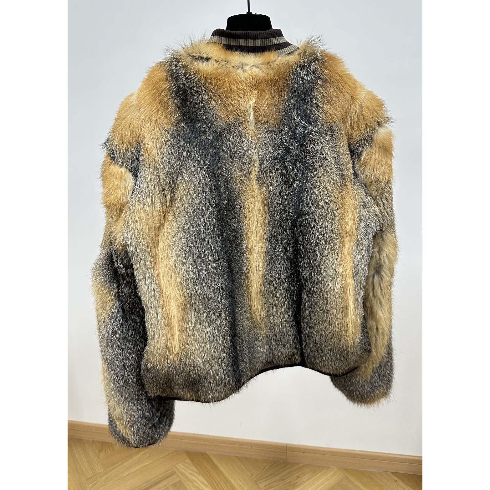 Louis Vuitton Fox Fur Bomber  1AFXBD - DopestKickz