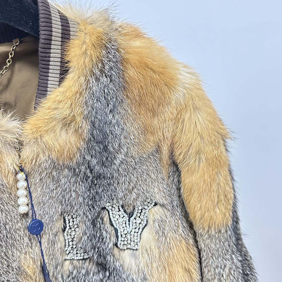 Louis Vuitton Fox Fur Bomber  1AFXBD - DopestKickz