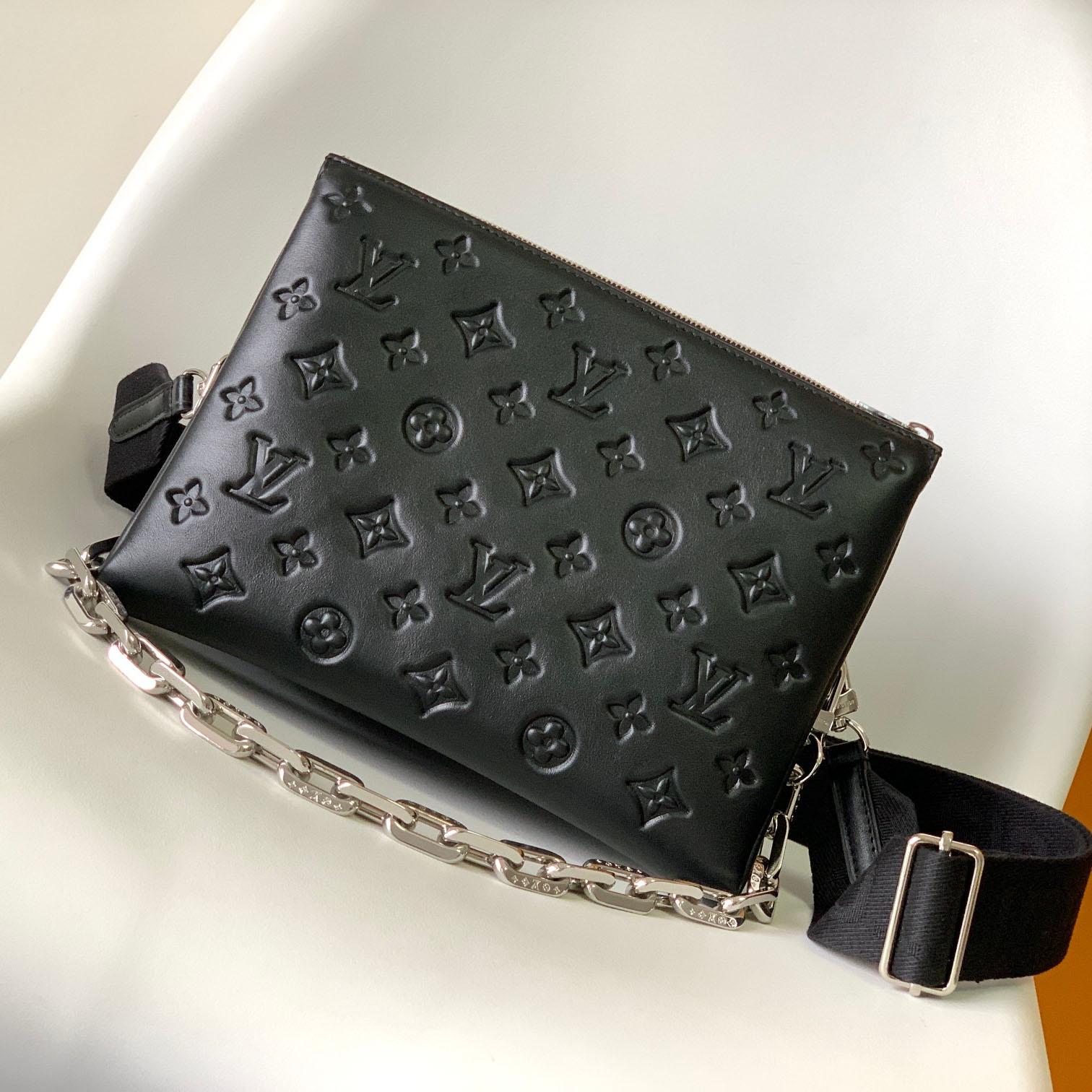 Louis Vuitton Coussin Black Lamb (26 x 20 x 12cm)    M57790  - DopestKickz