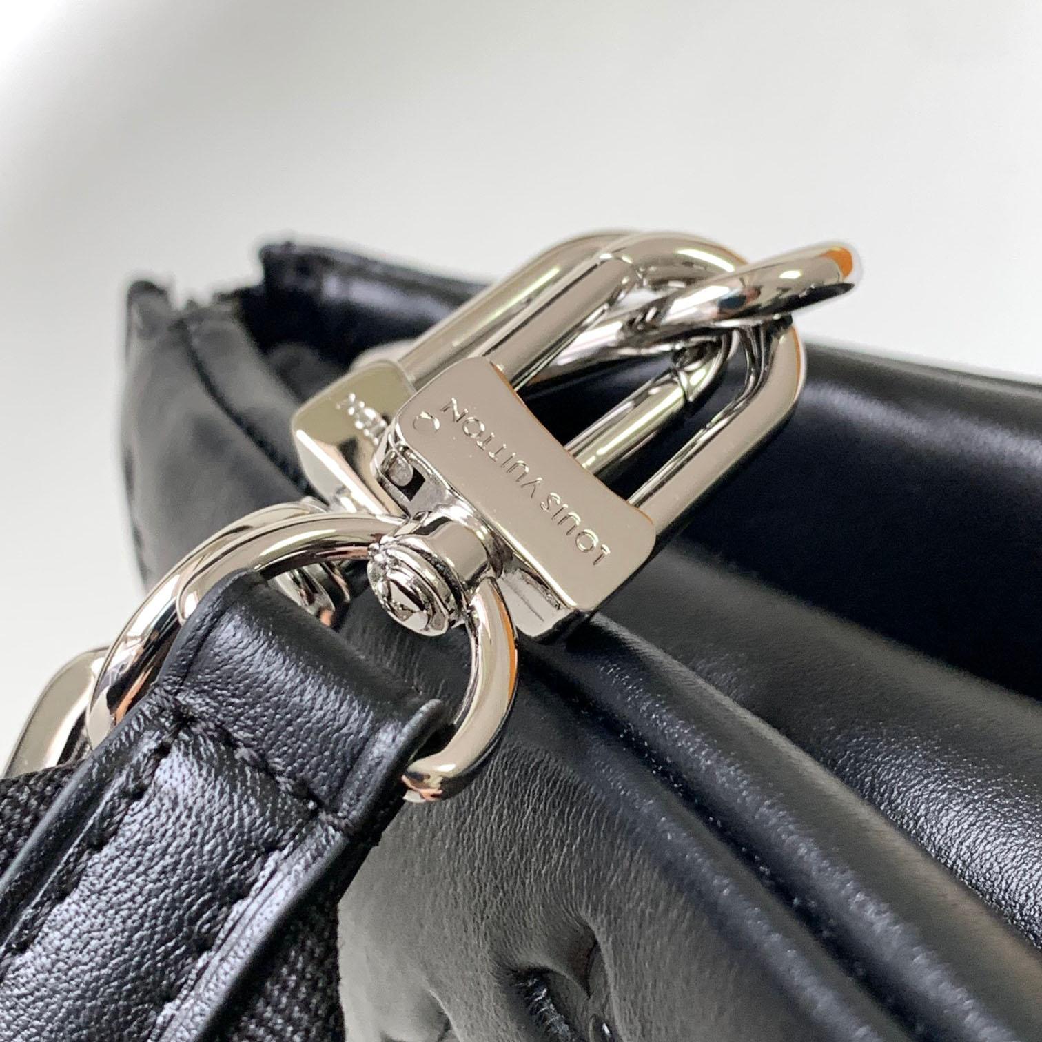 Louis Vuitton Coussin Black Lamb (26 x 20 x 12cm)    M57790  - DopestKickz