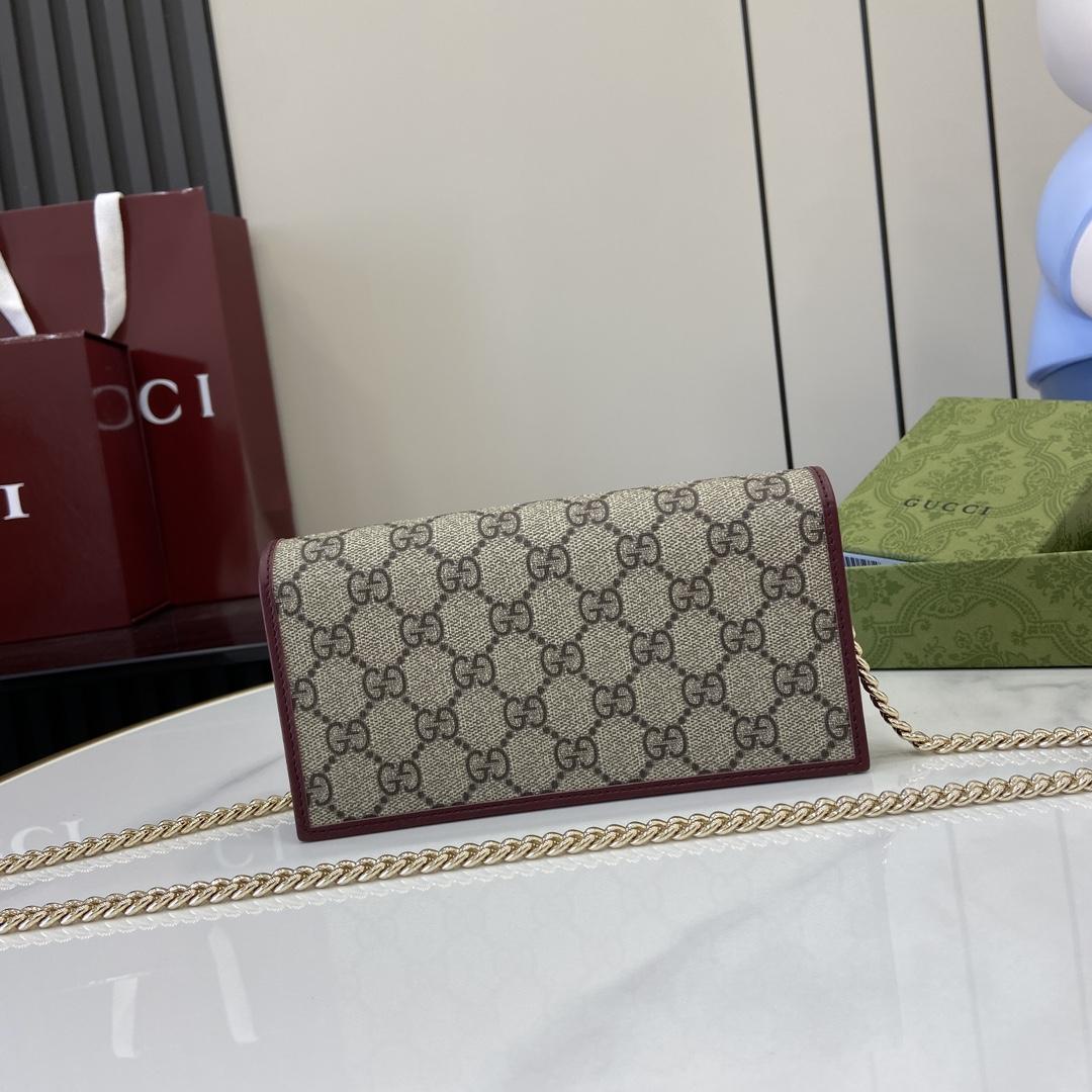 Gucci Horsebit 1955 Wallet With Chain - DopestKickz