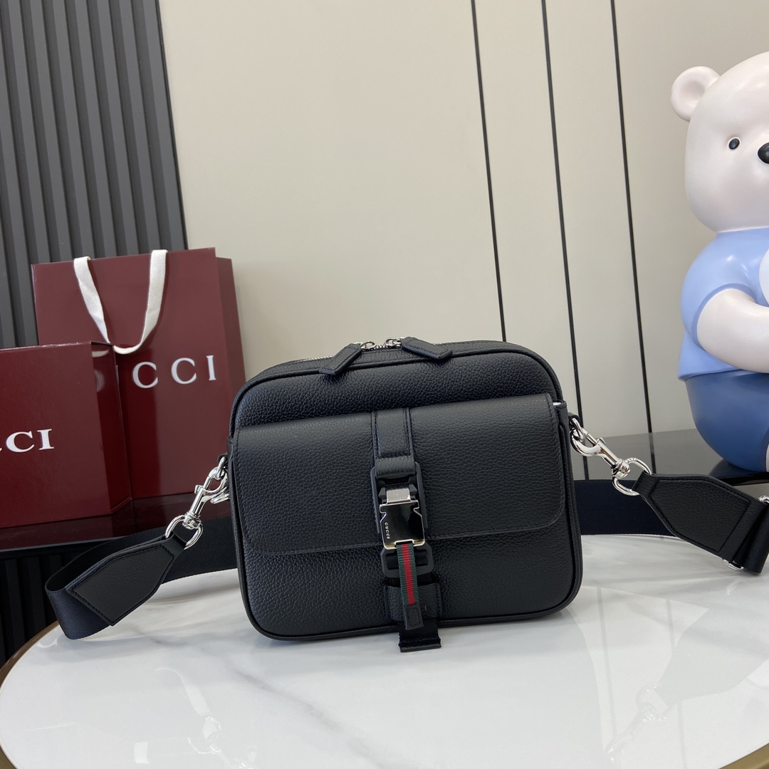 Gucci Small Crossbody Bag With Web - DopestKickz