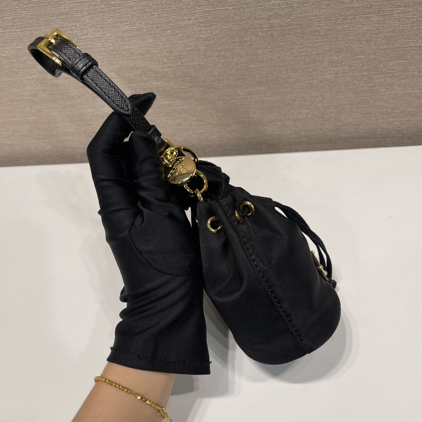 Prada Mini Icon Re-Nylon Bag Charm - DopestKickz