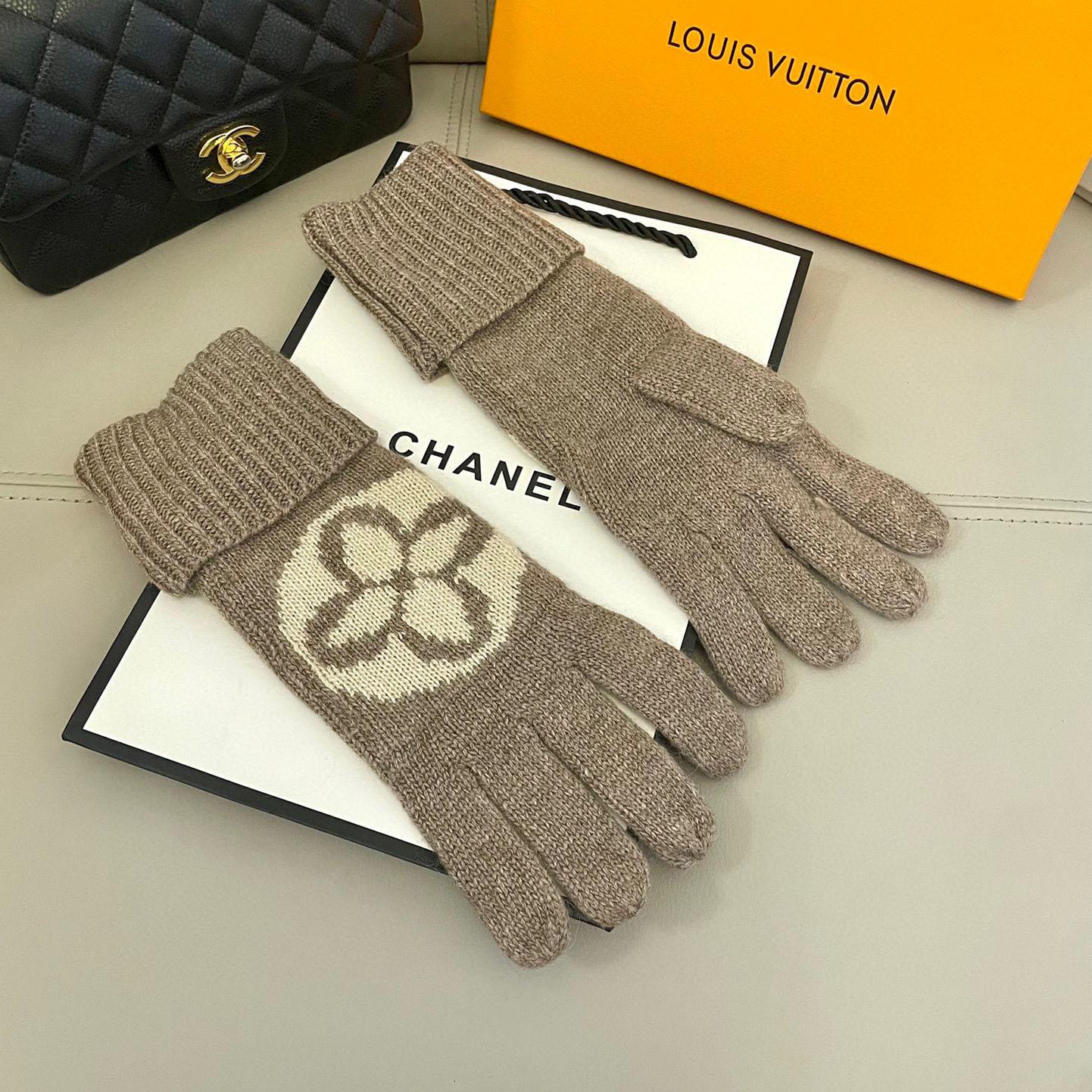 Louis Vuitton LV Medallion Gloves - DopestKickz