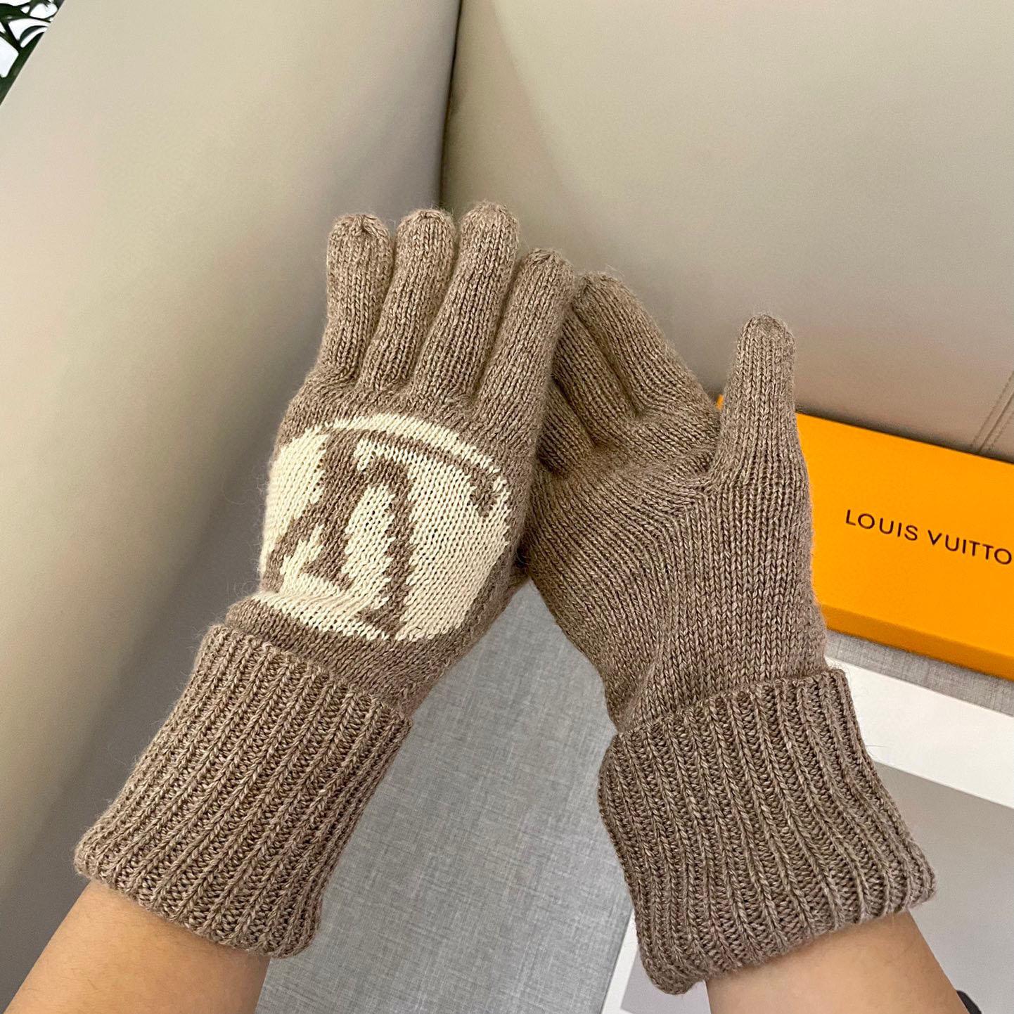 Louis Vuitton LV Medallion Gloves - DopestKickz