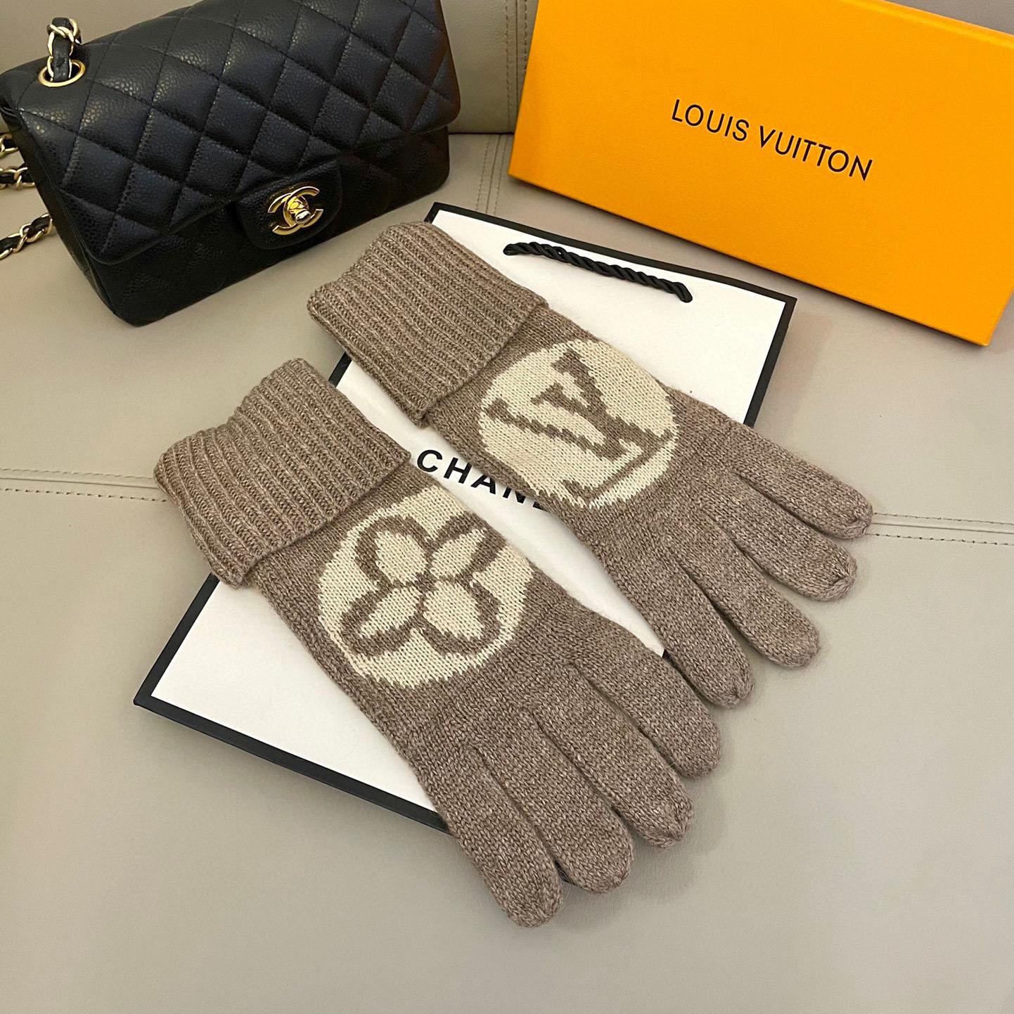 Louis Vuitton LV Medallion Gloves - DopestKickz