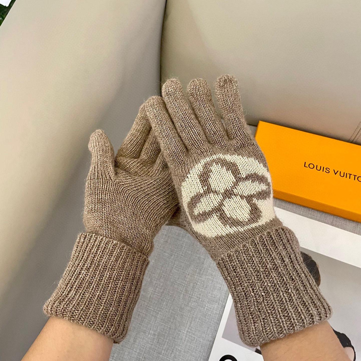 Louis Vuitton LV Medallion Gloves - DopestKickz