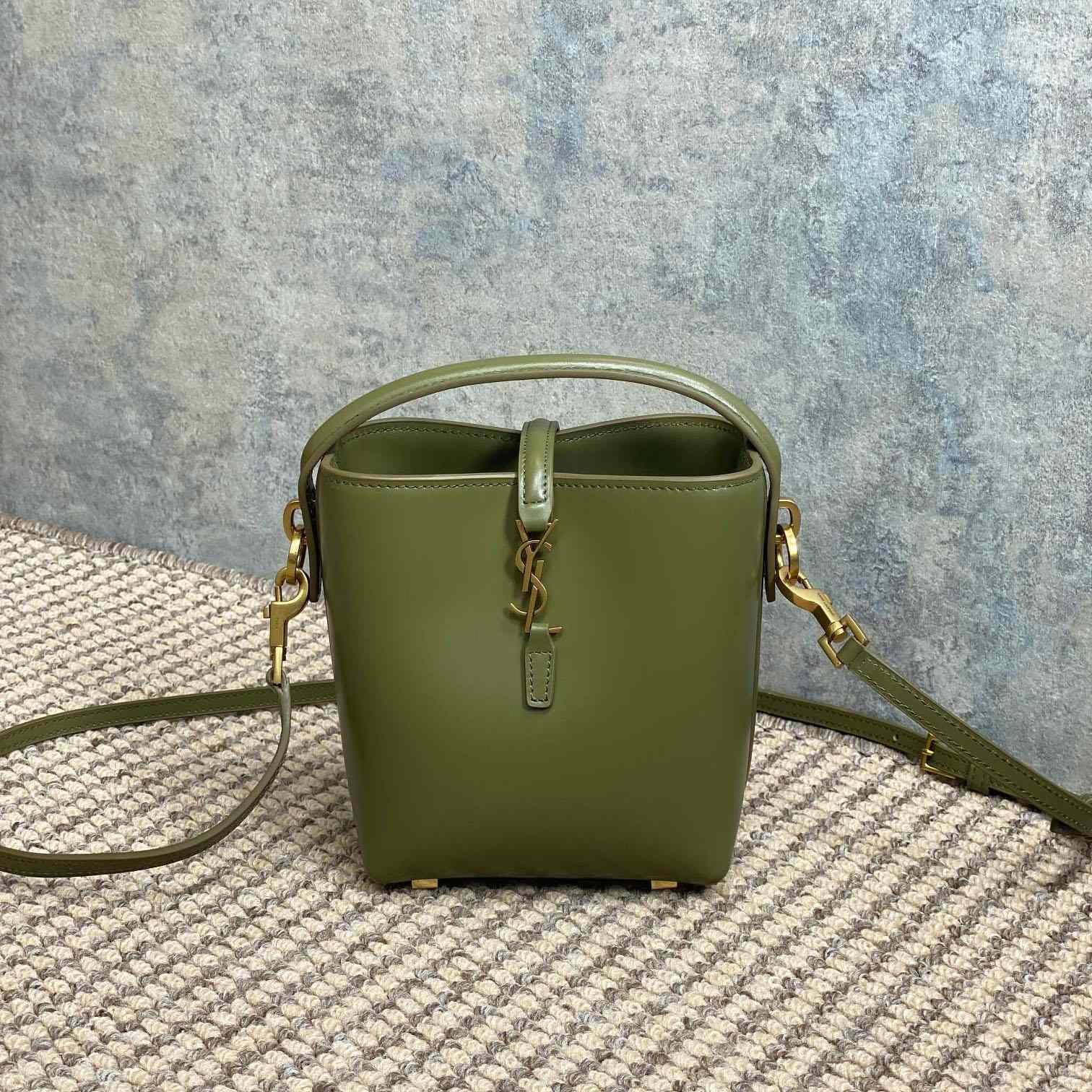 Saint Laurent Le 37 Mini In Shiny Leather - DopestKickz