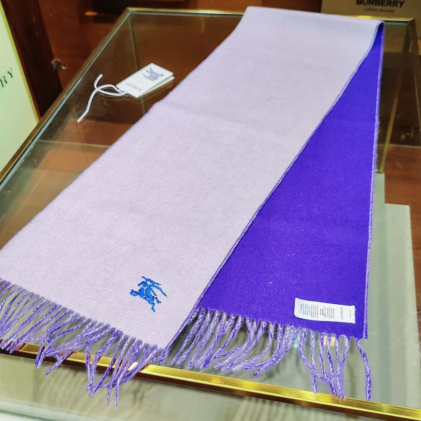 Burberry Reversible Cashmere Scarf - DopestKickz