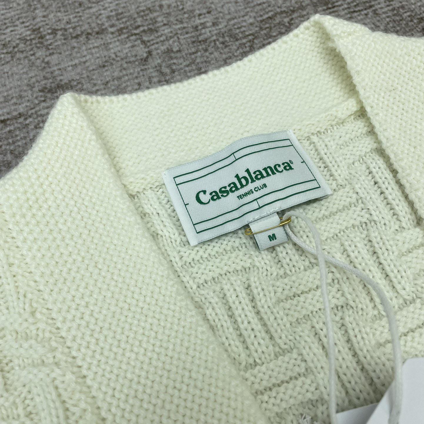 Casablanca Column Stitch Cardigan     D0082 - DopestKickz